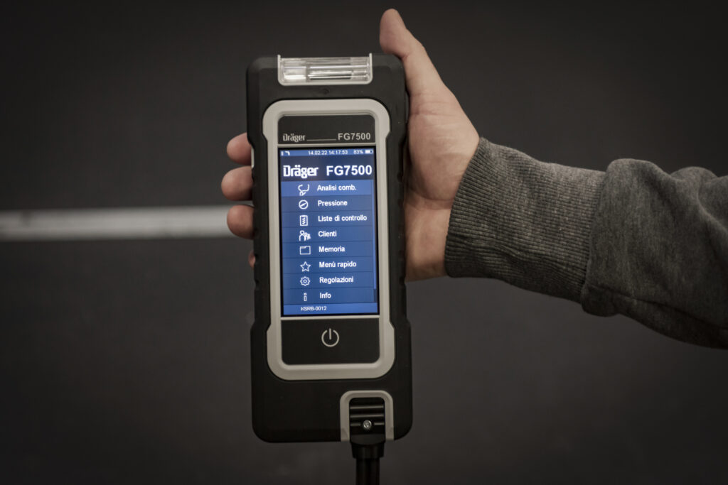 analizzatore di combustione