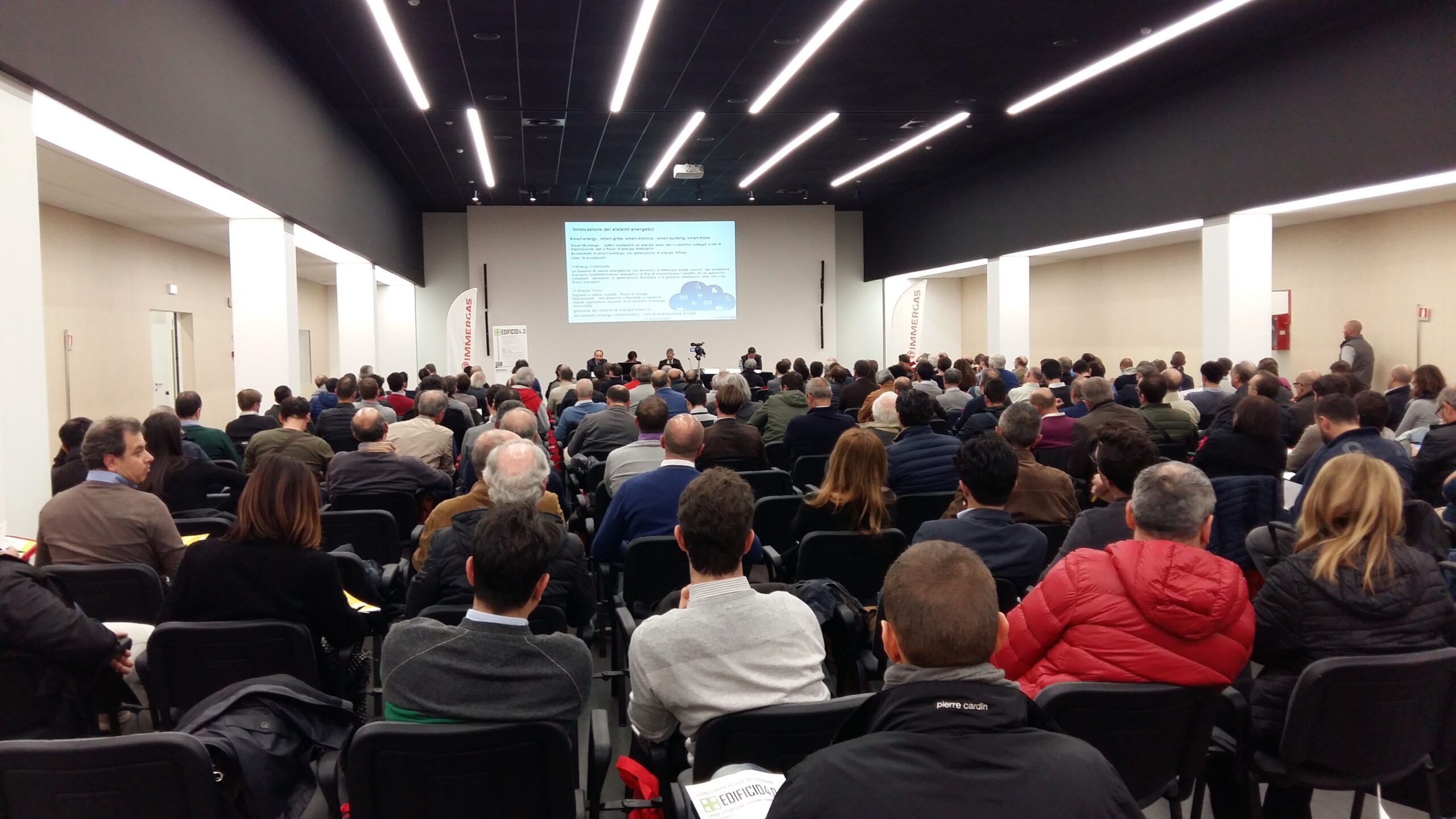 Un momento del convegno nazionale “Edificio 4.0: Progettazione, Costruzione e Impianti Innovativi”, promosso da Senaf.