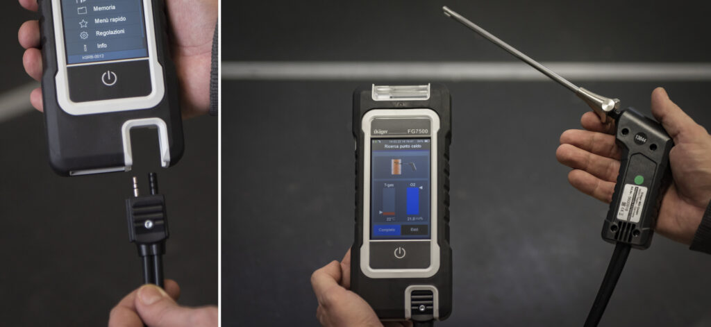 analizzatore di combustione