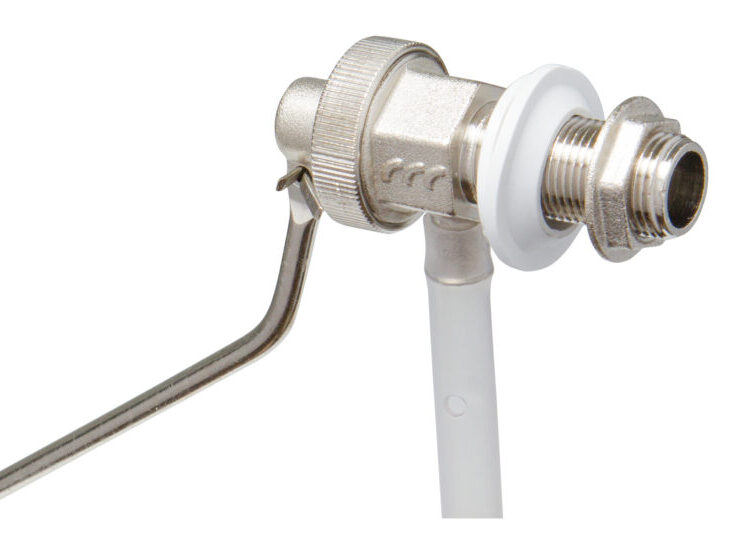 rubinetto a galleggiante in ottone