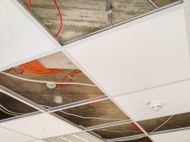 cavo FS18OR18 nel controsoffitto
