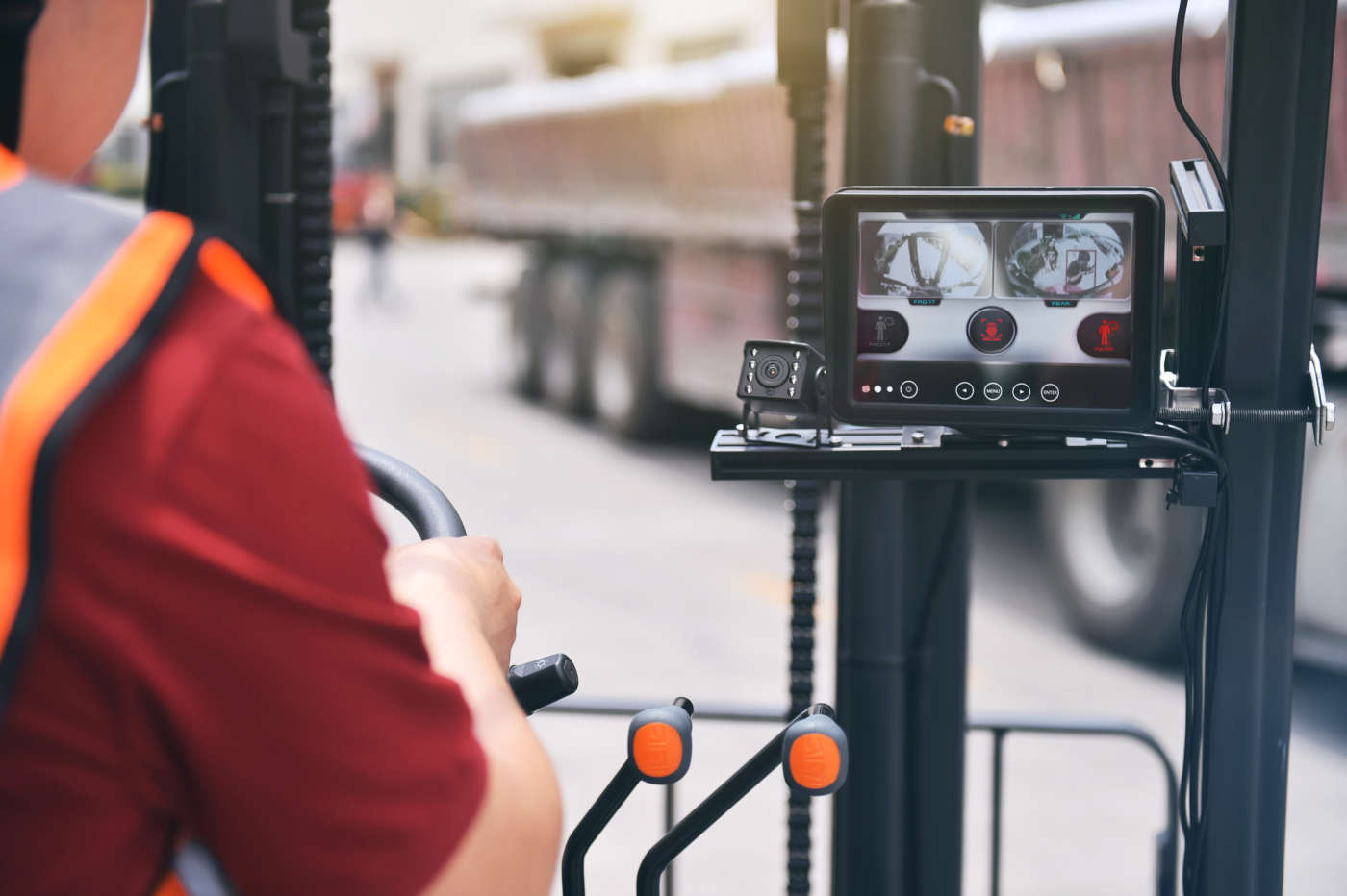 sistema sicurezza carrello elevatore