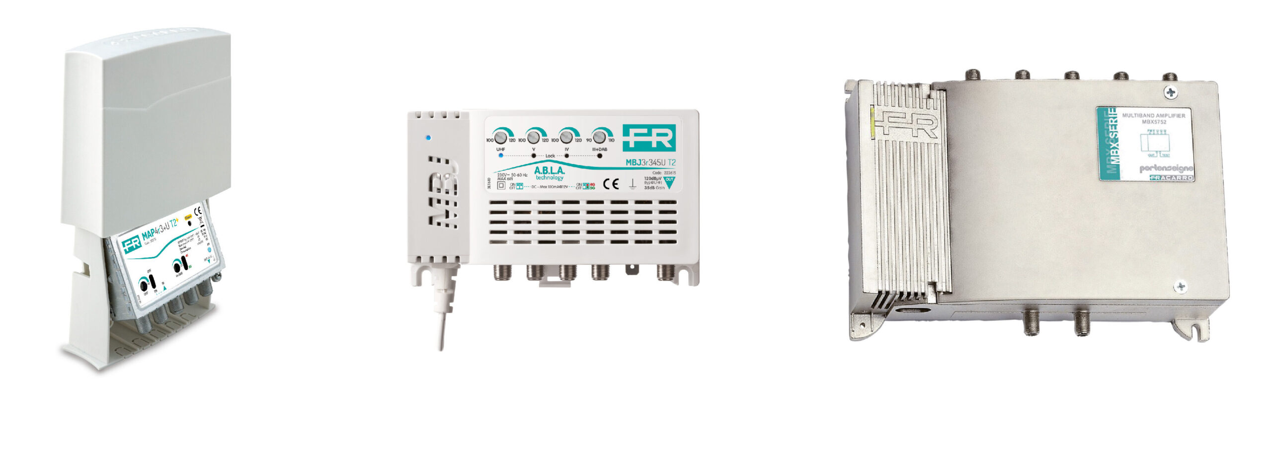 Amplificatori TV con selettore T2 per lo switch off