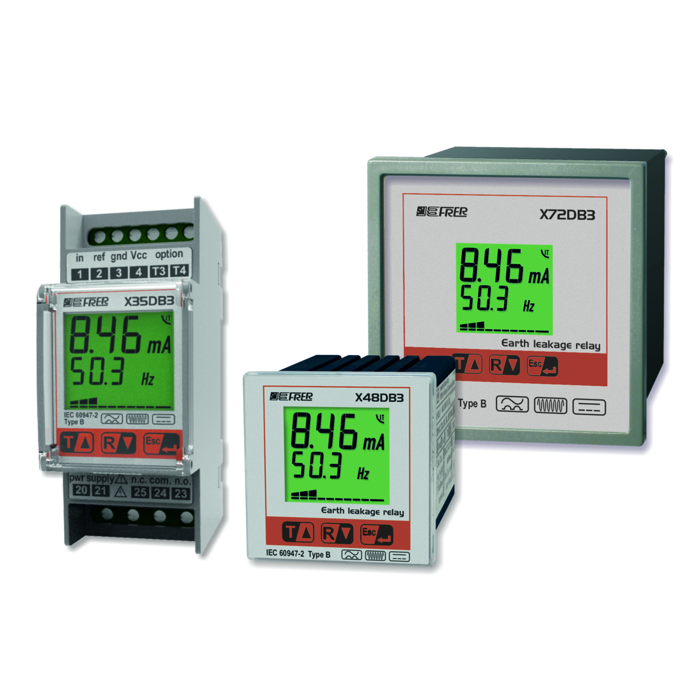 Frer relè differenziali di terra