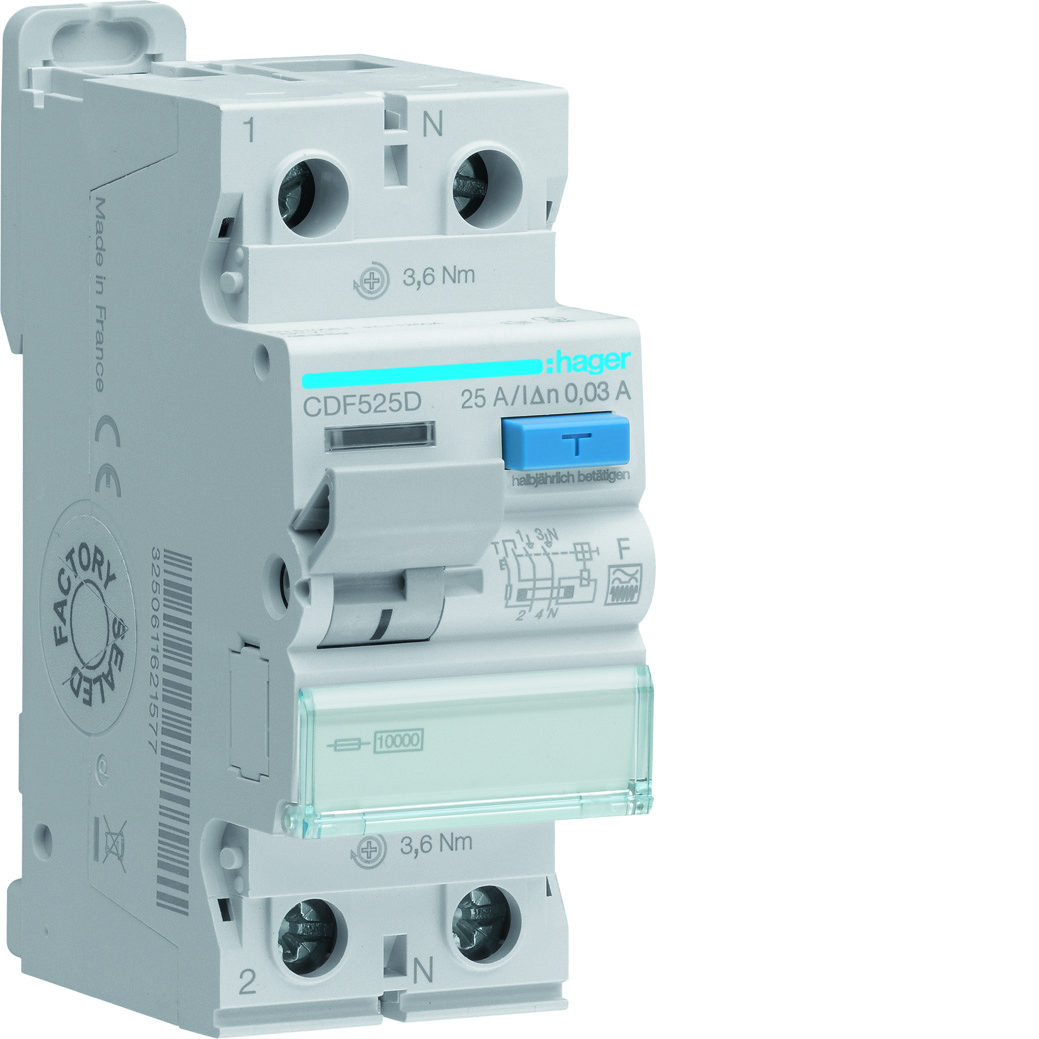 Hager interruttore differenziale tipo f