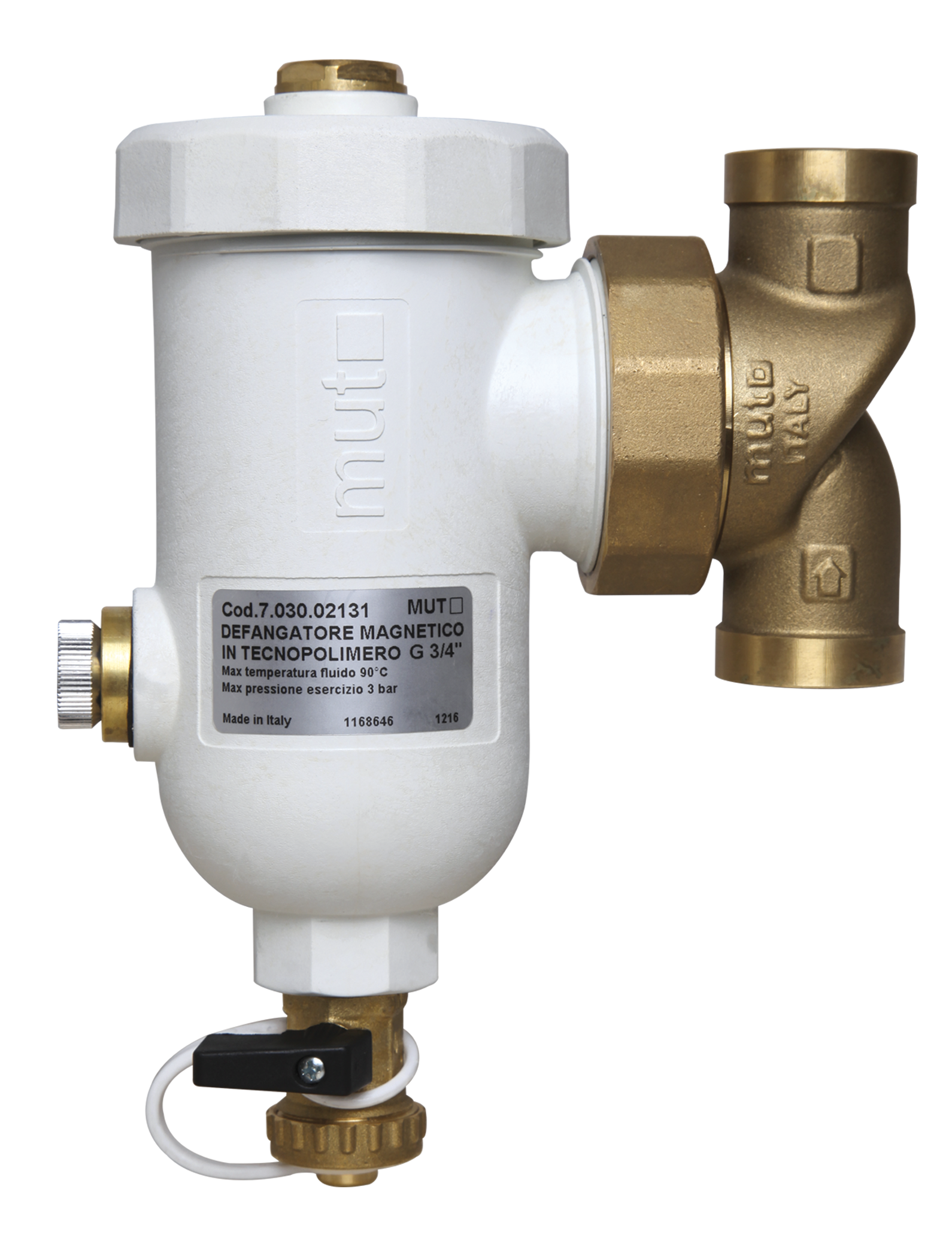 I defangatori serie DF in tecnopolimero composito con magnete vengono utilizzati per eliminare in modo continuo le impurità contenute nei circuiti idraulici. 