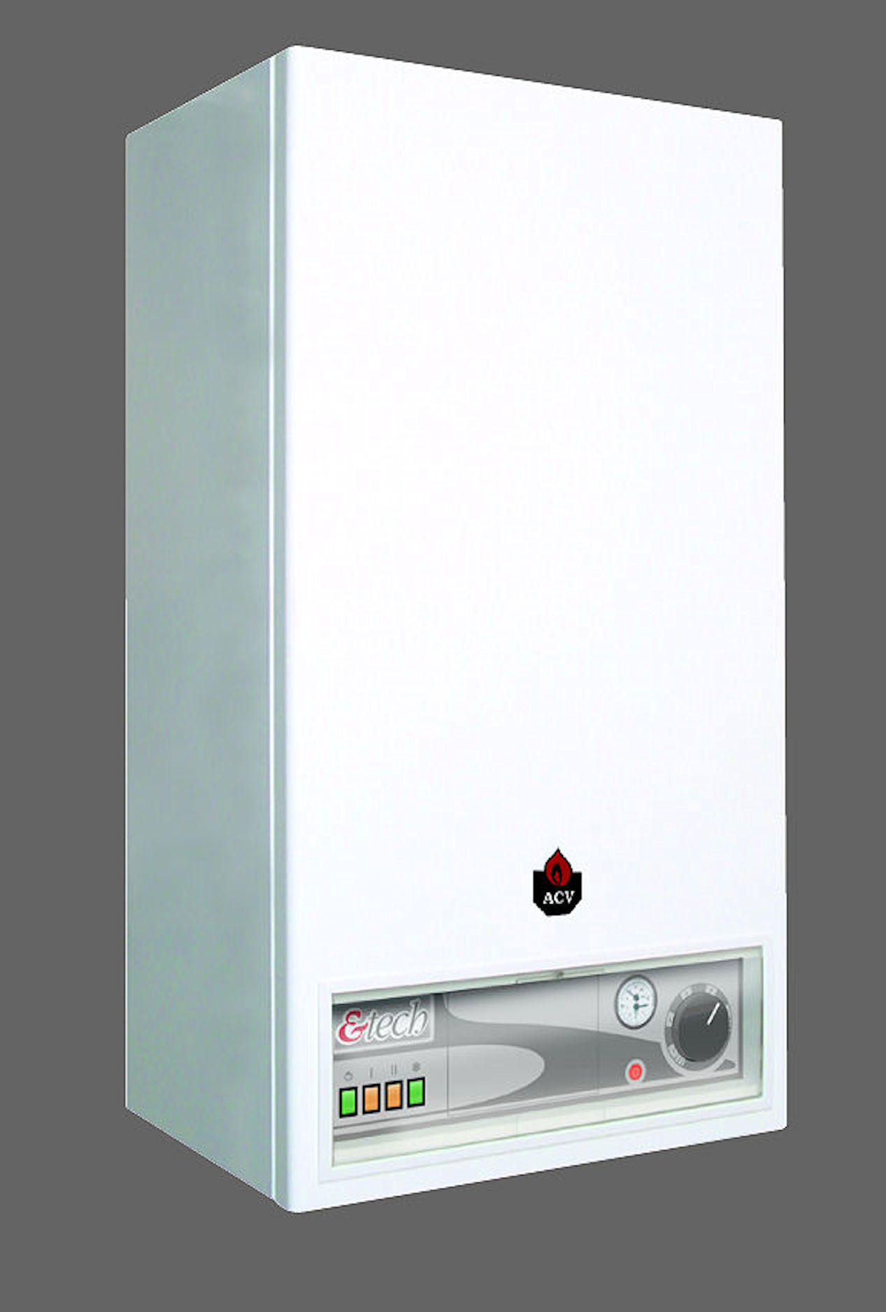 La caldaia elettrica esteticamente è simile ad una normale caldaia murale a gas, con la differenza che non necessita di camino e di aperture di aerazione (ACV).