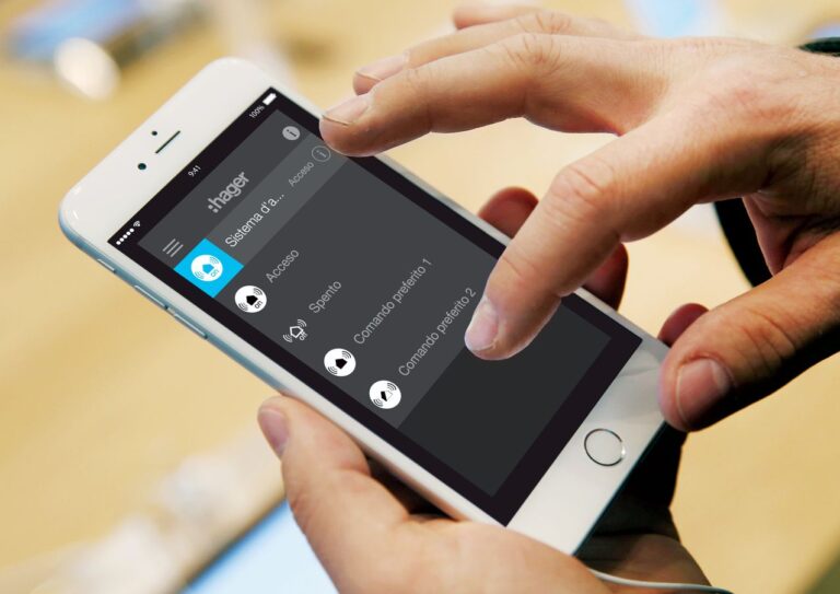App Coviva Hager, allarme