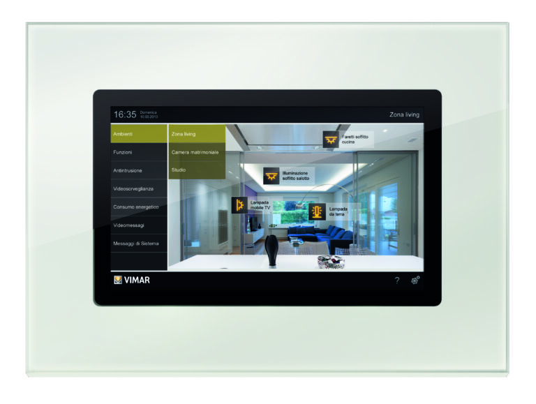 multimedia vimar touch screen