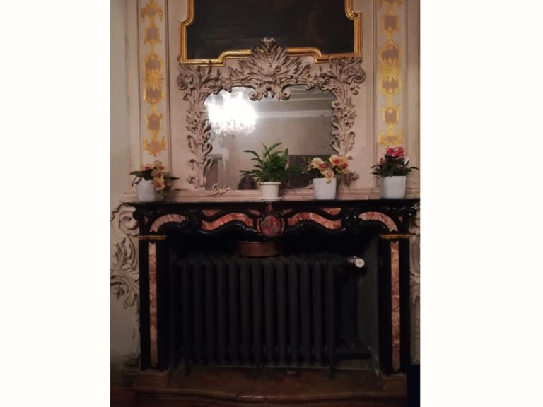 Il radiatore nel camino