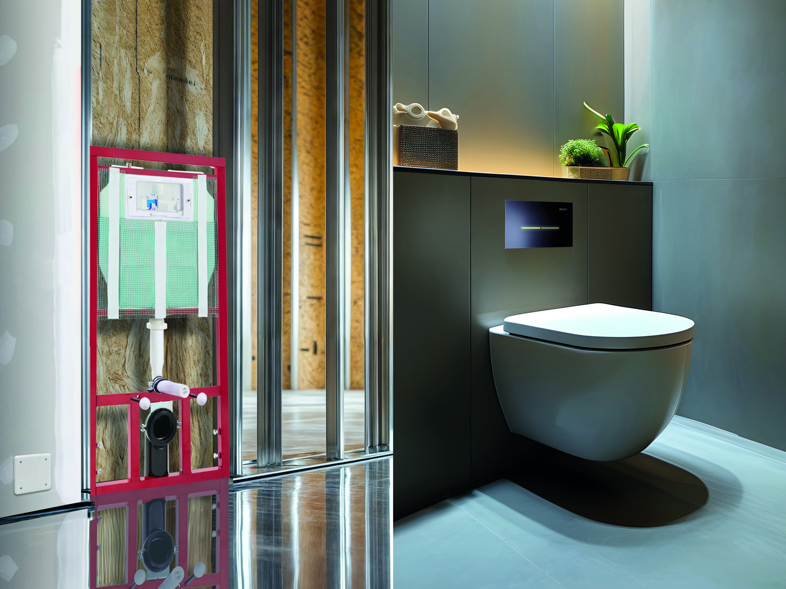 cassette di scarico wc