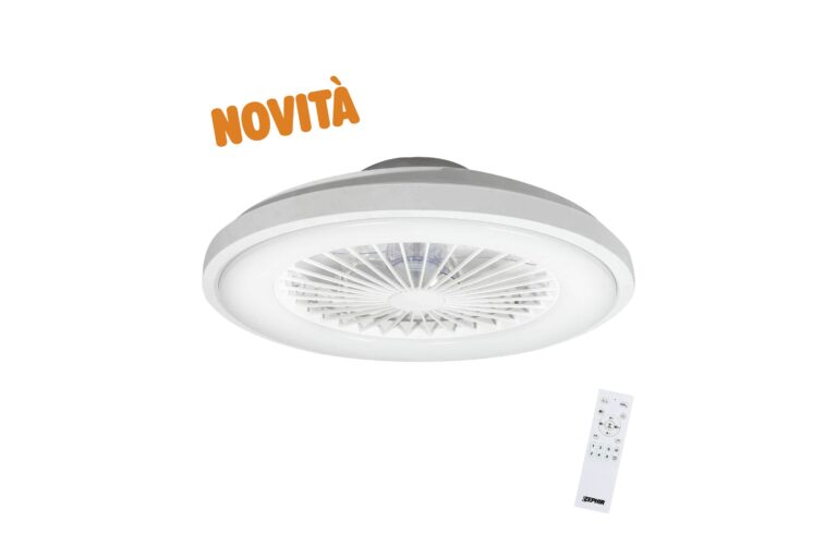 Ventilatore da soffitto con plafoniera