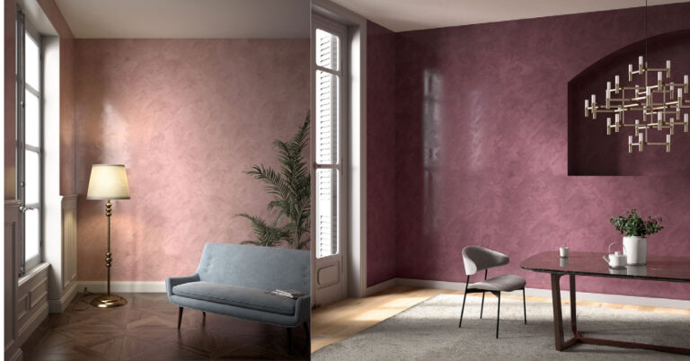 L’eleganza dello Stucco Veneziano riprodotta con un rivestimento decorativo idrorepellente