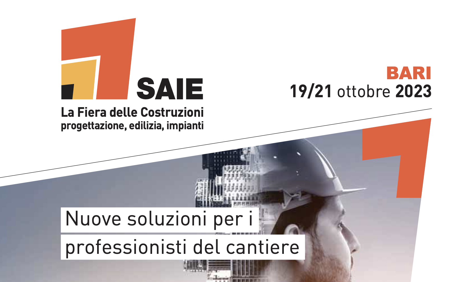 Saie Bari l'appuntamento è dal 19 al 21 ottobre 2023 Imprese Edili