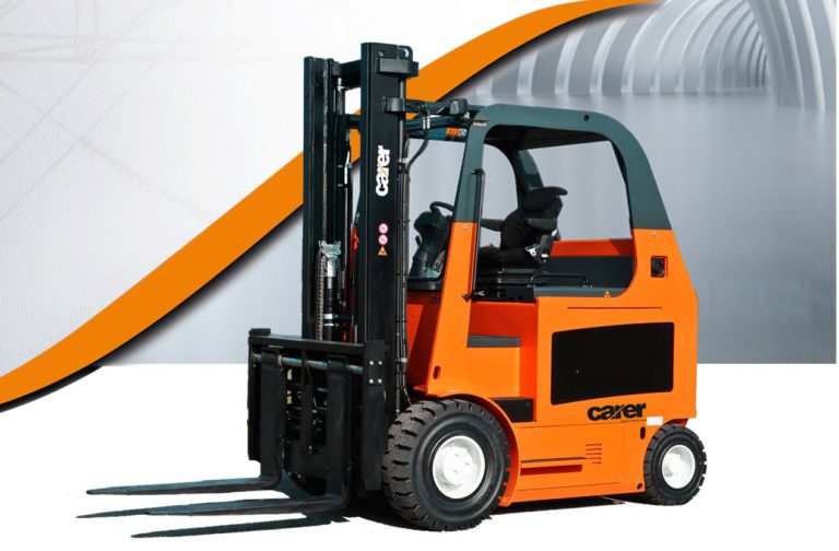 Carrelli elevatori di grande portata per bobine di carta