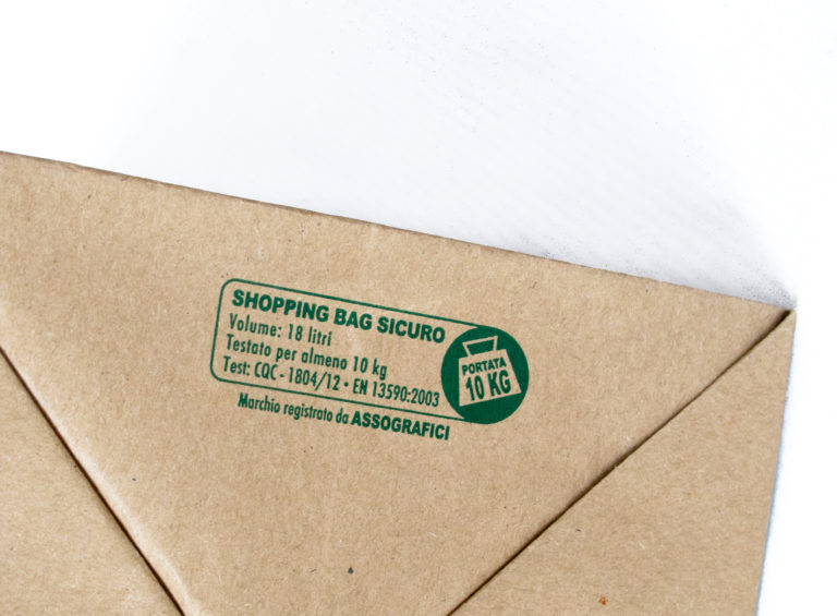 «Shopping bag sicuro»: il marchio per valorizzare il packaging di carta