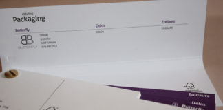 Packaging primario: le carte della gamma Delos Cloud Food Compatible sono idonee e non dannose per il cibo In ambito europeo è stata riconosciuta la compatibilità delle carte Delos Cloud Food Compatible 320 grammi per il contatto diretto con il cibo.