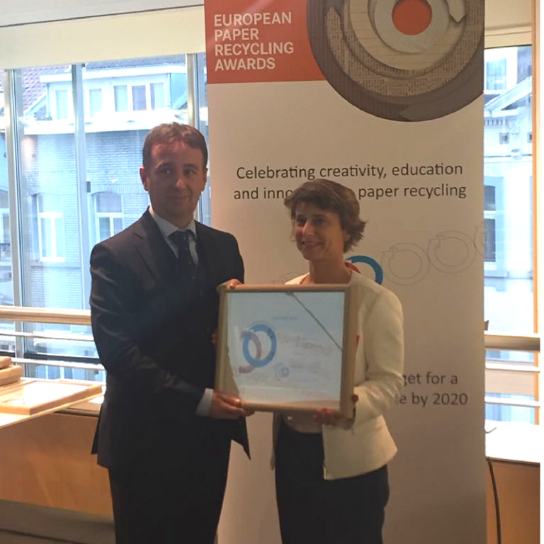Al progetto Natural di Lucart il 2° posto agli European Paper Recycling Awards per la categoria R&D