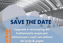 Webinar: Upgrade e revamping del trattamento acque per ottimizzare i costi nel settore del pulp & paper