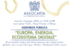 Assocarta: il 25 giugno a Roma l’Assemblea Pubblica “Europa, Energia, Ecosistema Digitale”