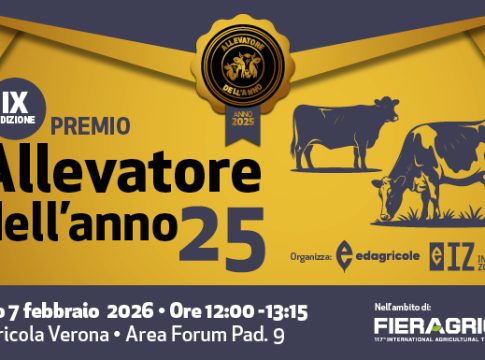 Allevatore dell’Anno 2025: la premiazione ufficiale a Fieragricola 2026