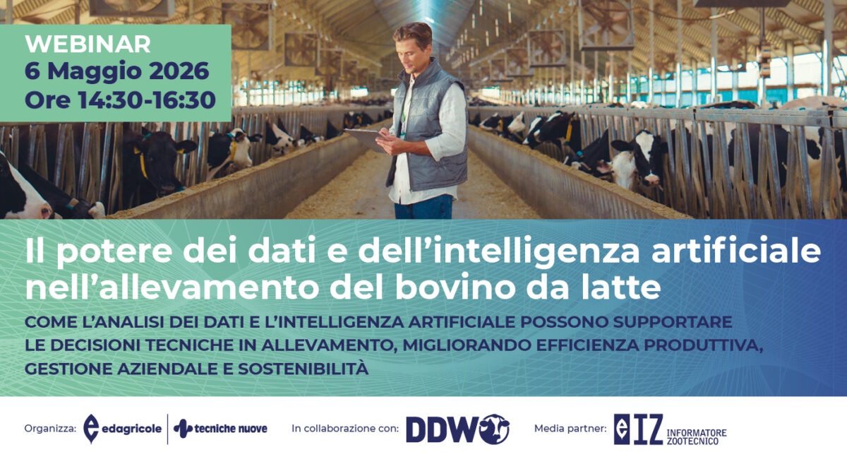 An image representing Webinar: Il potere dei dati e dell’intelligenza artificiale nell’allevamento del bovino da latte