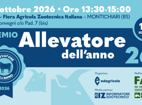 L’Allevatore dell’Anno 2026: il 23 ottobre la premiazione alla fiera FAZI di Montichiari