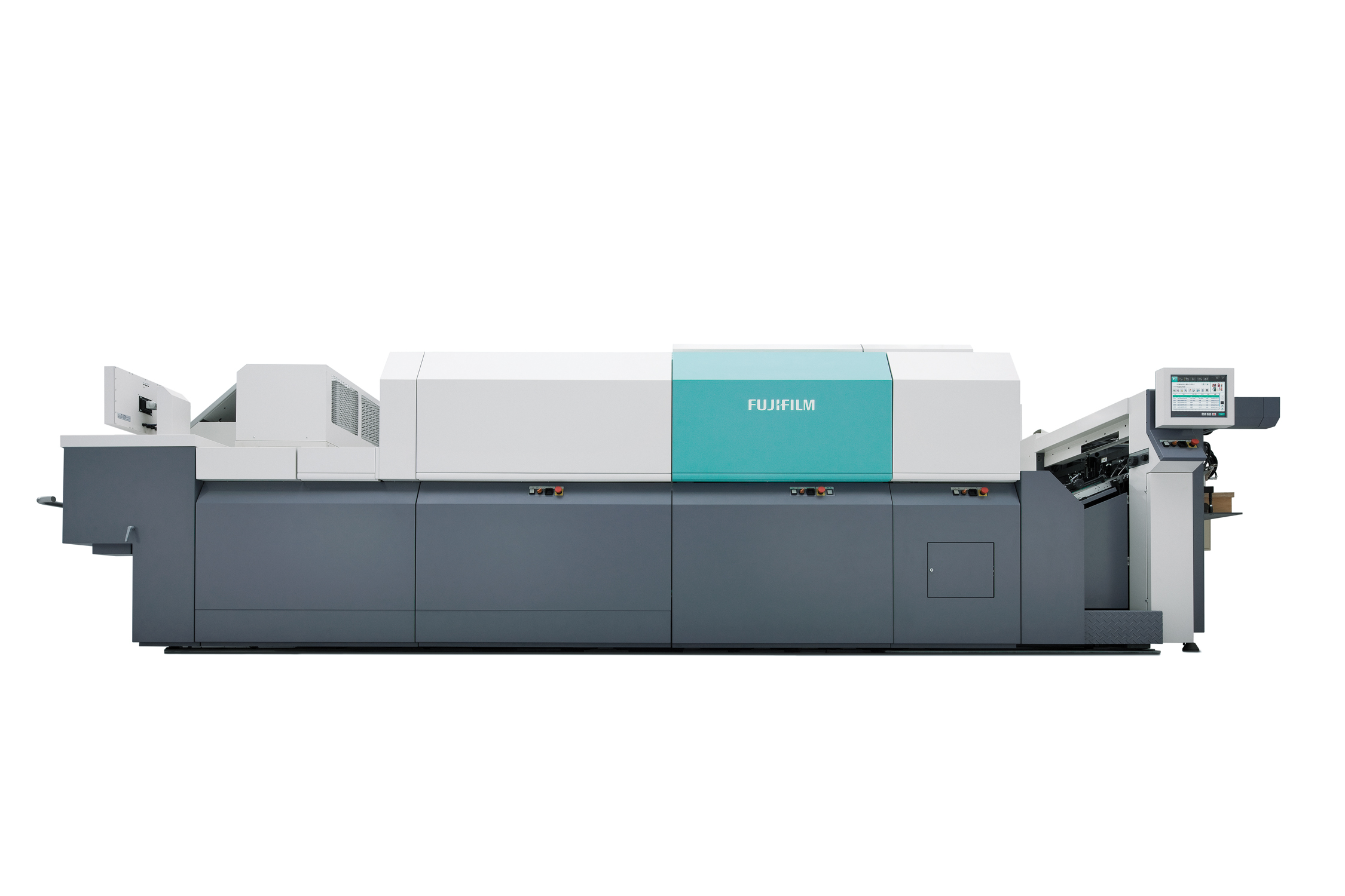 Jet Press 720S di Fujifilm: elevata produzione e massima qualità La stampante digitale inkjet formato B2 di nuova generazione con alimentazione a foglio singolo Jet Press 720S.