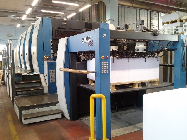 PGS installa presso Arti Grafiche Johnson una KBA Rapida 162a 4 SW2 La KBA Rapida 162a 4 SW2 installata presso Arti Grafiche Johnson.