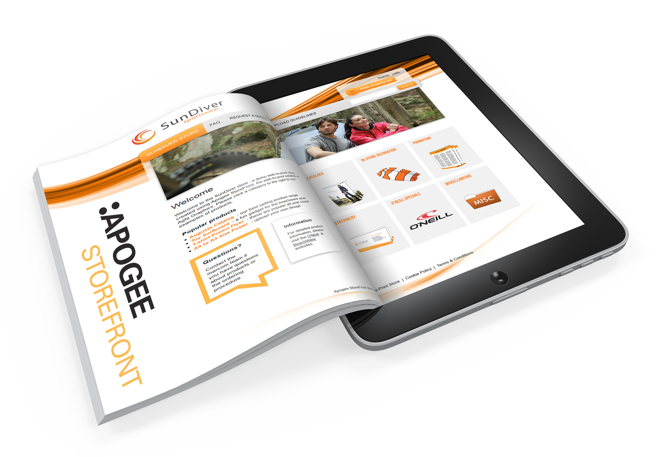 Agfa Graphics introduce la versione v2.3 di Apogee StoreFront e Asanti StoreFront Agfa Graphics introduce la versione v2.3 di Apogee StoreFront e Asanti StoreFront.