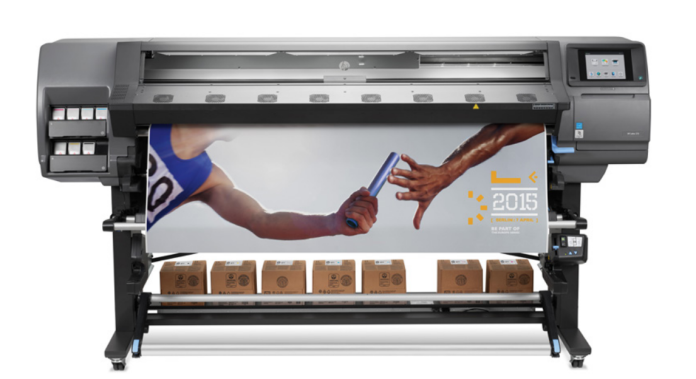 Il plotter HP Latex 370.