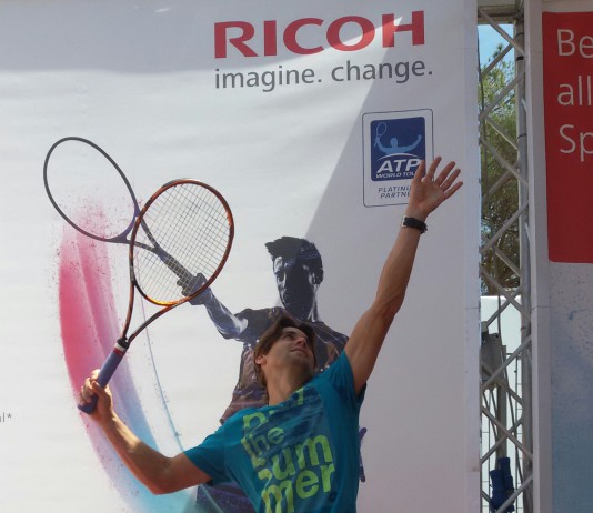Ricoh nella Roma del tennis