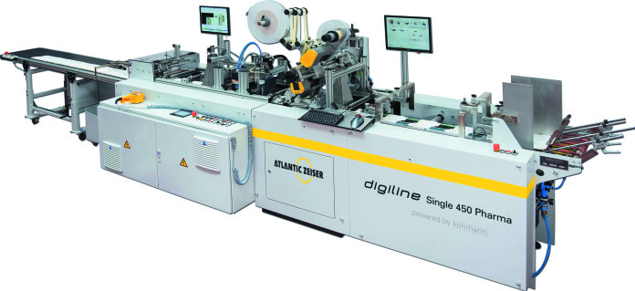 DIGILINE-Single-450-Pharma • Digiline Single 450 permette ai service provider e produttori di imballaggi farmaceutici di rispettare tutte le norme di serializzazione attuali e future.