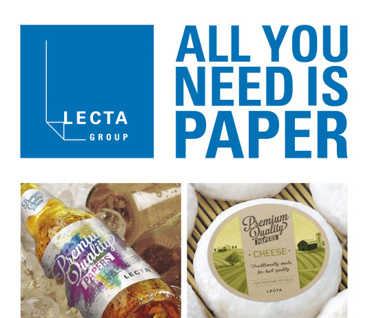 Nuove soluzioni Lecta per etichette “All you need is Paper” è la campagna di Lecta a favore della carta: padiglione 5, stand C15.