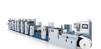 Miyakoshi presenta le sue macchine semirotative offset MLP, la macchina semirotativa offset UV di Miyakoshi per la stampa di etichette di alta qualità.