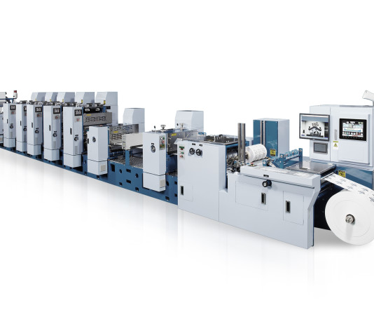 Miyakoshi presenta le sue macchine semirotative offset MLP, la macchina semirotativa offset UV di Miyakoshi per la stampa di etichette di alta qualità.