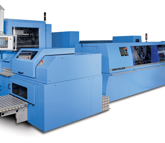 Müller Martini presenta il Finishing 4.0 SigmaLine, la soluzione industriale, completamente integrata, per la produzione digitale di libri. La linea collega la stampa digitale e il confezionamento a un unico sistema generale e consente perciò la produzione completamente automatica in un unico ciclo di lavoro, dalla bobina al libro finito. Solo la coerente integrazione di tutti i processi rende possibile la realizzazione di piccole tirature in modo estremamente veloce e redditizio.