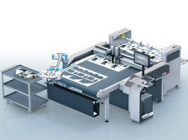 Soluzioni sempre più automatizzate, da Zünd Il robot collaborativo di Zund.