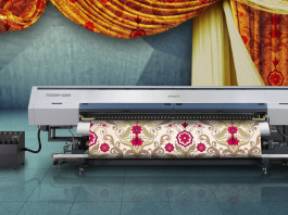 Mimaki per l’arredamento e il soft signage per interni La nuova stampante inkjet Mimaki TS500P-3200.