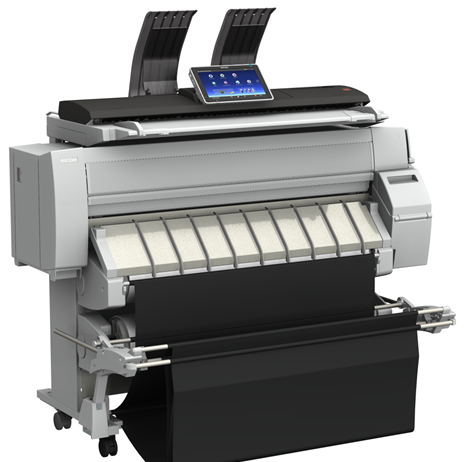 Ricoh debutta a Fespa Digital 2016 La soluzione multifunzione wide format MP CW2201SP ideale per applicazioni AEC/CAD e per il mondo delle graphic arts.