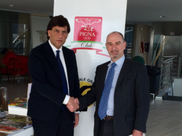 Cartiere Paolo Pigna: dal Tribunale di Bergamo ok al concordato preventivo Da sinistra, Giorgio Jannone (Cartiere Pigna) e Johann Kral (AD Arti Group, Bavaria Industries Group).