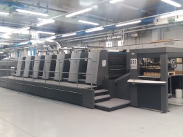 Una Heidelberg XL105 presso lo Scatolificio Cristina di Pusterla
