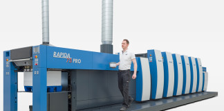 In anteprima a drupa la macchina a cinque colori con verniciatura ed essiccazione UV LED Al drupa, la nuova Rapida 75 PRO produrrà nella versione a cinque colori con verniciatura ed essiccazione UV LED.