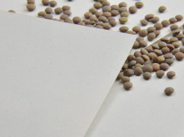 Nasce Crush Lenticchia, una carta 100% riciclabile e biodegradabile
