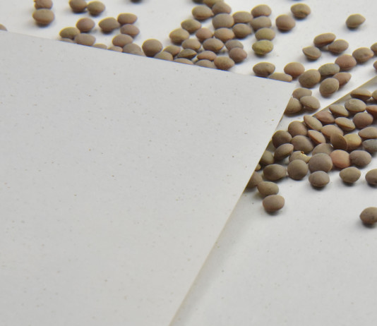 Nasce Crush Lenticchia, una carta 100% riciclabile e biodegradabile