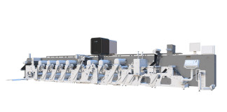 Metallizzazione: un nuovo capitolo per Landa Nanographic A drupa il modulo L50 per la Nano-Metallography verrà mostrato montato sulla rotativa flexo XFlex X6 di Omet.