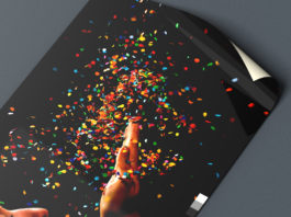 Comunicazione visuale di impatto con le soluzioni Saxoprint Pellicola adesiva standard.