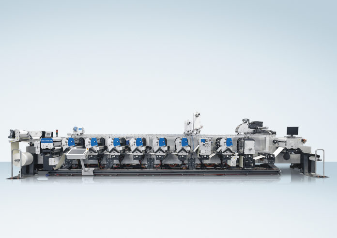 La Gallus ECS 340 a sette colori flexo.