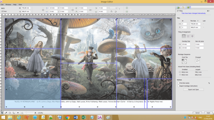 Interactive setup with grommets