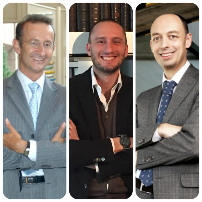 3_ambassador Da sinistra Marsanasco, Masserdotti e Palaveri,i tre ambassador di Print4All.